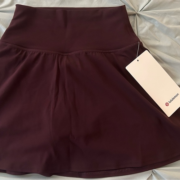 lululemon athletica Dresses & Skirts - NWT Lululemon Align High-Rise Skirt/skort in Dark Plum size 2